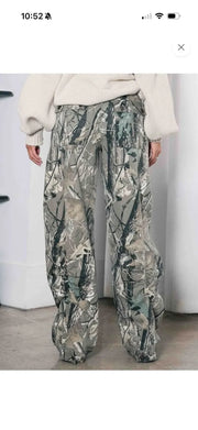 Camo Barrel Jeans