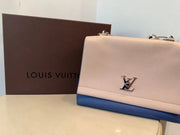 Louis Vuitton Capucines MM — Pink & Blue Taurillon Leather