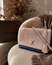 Louis Vuitton Capucines MM — Pink & Blue Taurillon Leather