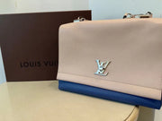 Louis Vuitton Capucines MM — Pink & Blue Taurillon Leather