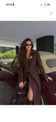 The Espresso Edit — Tailored Longline Coat
