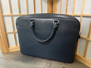 Montblanc Meisterstück Selection 109620 Navy Leather Briefcase