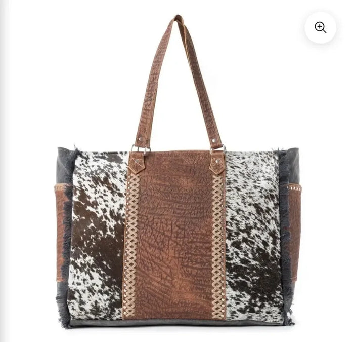 Myra Saddle Belle Weekender Bag — Wild Clay